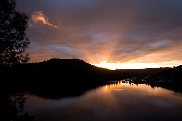 Lake Tullock Sunset